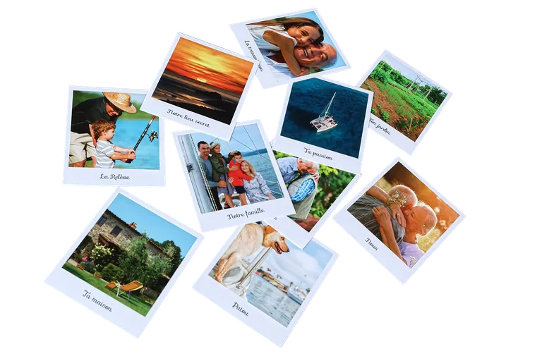 Polaroids personnalisés — création PimpMyCoffin